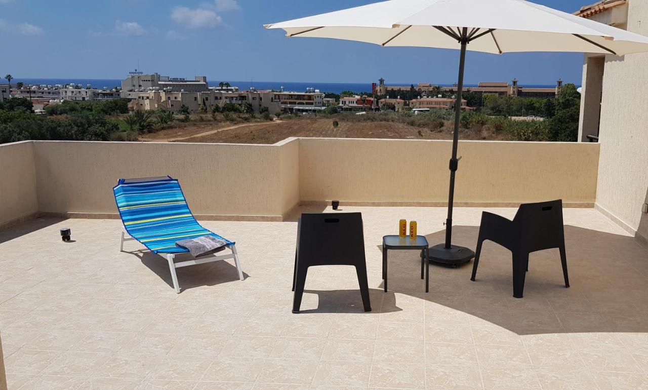 Sunny View - A Stunning Apartment With Private Rooftop Pafos Exterior foto